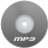 Mp3 Gray Icon 48x48 png